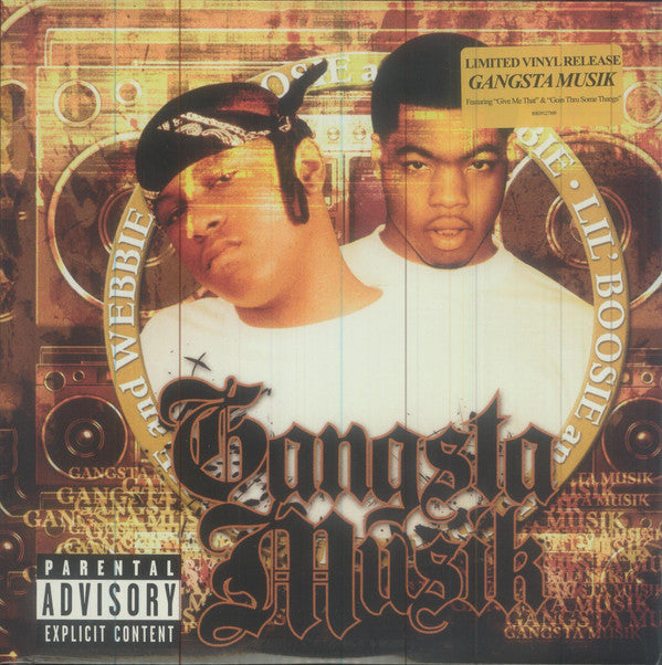 LIL BOOSIE & WEBBIE - GANGSTA MUSIK (2LP)