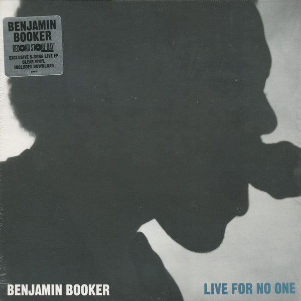 BOOKER BENJAMIN - LIVE FOR NO ONE: LIVE FROM COLUMBUS THEATER PROVIDENCE RI)