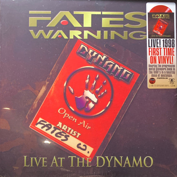 FATES WARNING - LIVE AT THE DYNAMO (CRIMSON RED VINYL)