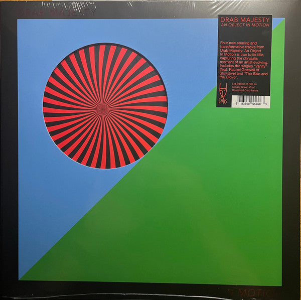 DRAB MAJESTY - OBJECT IN MOTION EP (CLOUDY GREEN VINYL)