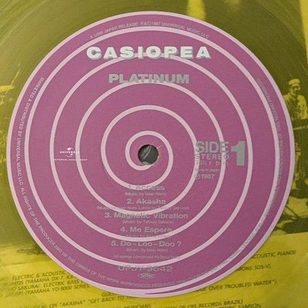 CASIOPEA - PLATINUM (CLEAR LIME YELLOW VINYL)