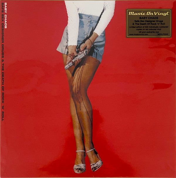 BABY CHAOS - SAFE SEX DESIGNER DRUGS & THE DEATH OF ROCK N ROLL (180G/RED VINYL)