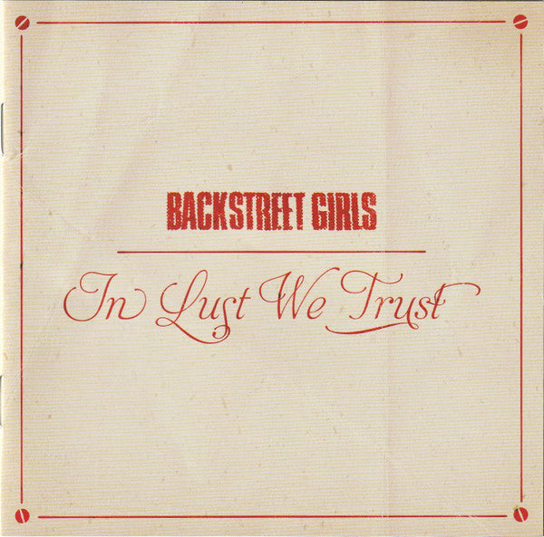BACKSTREET GIRLS - IN LUST WE TRUST