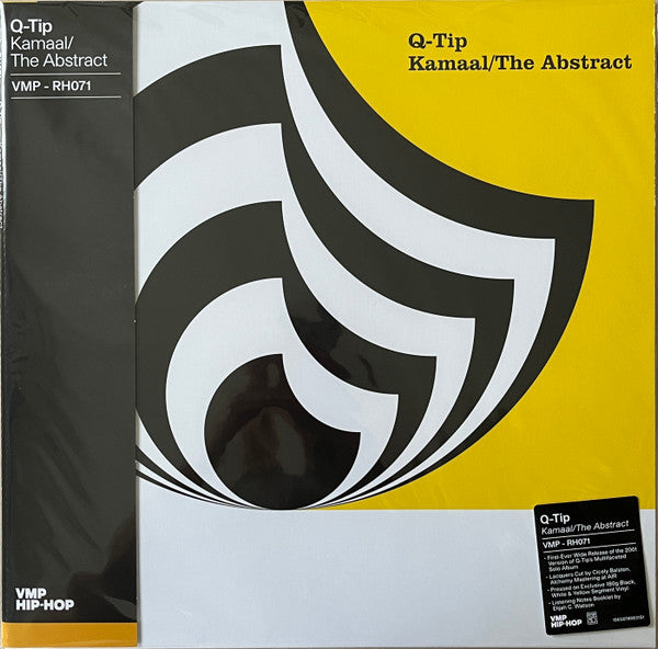 Q-TIP - KAMAAL THE ABSTRACT (YELLOW/WHITE/BLACK TRI COLOR VINYL)