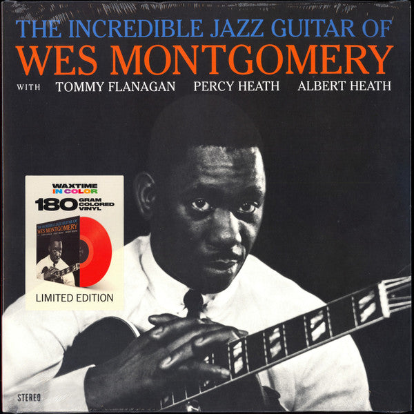 MONTGOMERY,WES - INCREDIBLE JAZZ GUITAR OF WES MONTGOMERY (180G/LIMITED EDITION/SOLID RED VIRGIN VINYL)