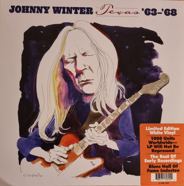 WINTER,JOHNNY - TEXAS '63-'68 (WHITE VINYL)