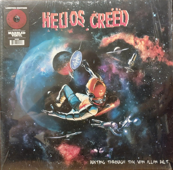 CREED,HELIOUS - BUSTING THROUGH THE VAN ALLAN BELT (RED MARBLE VINYL)
