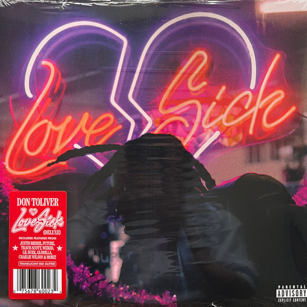 TOLIVER DON - LOVE SICK (2LP/TRANSLUCENT GLITTER RED VINYL/POSTER)