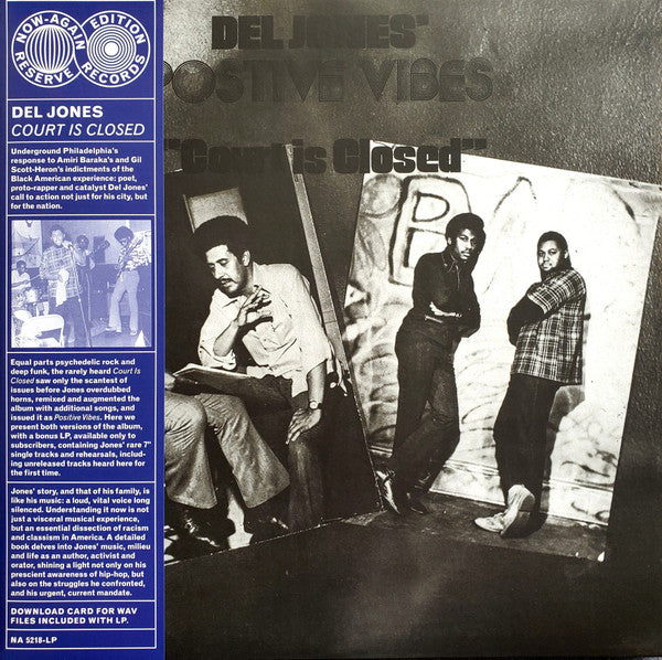 DEL JONES' POSITIVE VIBES - COURT IS CLOSED (2LP)