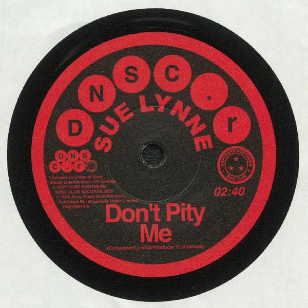 LYNNE,SUE - DON'T PITY ME / DON'T PITY ME (MONO VERSION)