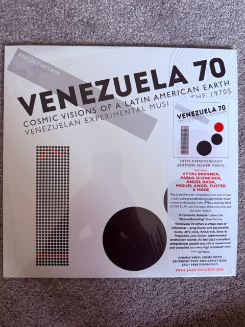 SOUL JAZZ RECORDS PRESENTS - VENEZUELA 70: COSMIC VISIONS OF LATIN AMERICAN EARTH - EXPERIMENTAL IN THE 1970S (SILVER VINYL/2LP)