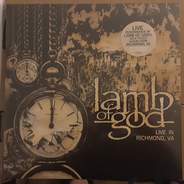 LAMB OF GOD - LAMB OF GOD: LIVE IN RICHMOND, VA