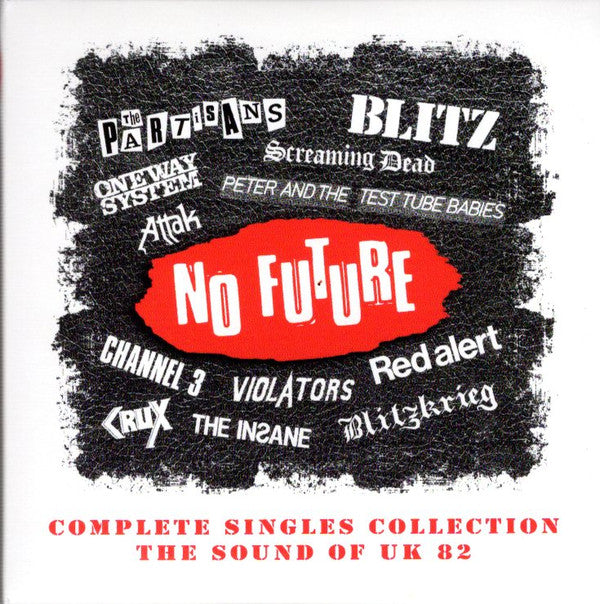 VARIOUS ARTISTS - NO FUTURE COMPLETE SINGLES COLLECTION: THE SOUND OF UK 82 (4CD CAPACITY WALLET)