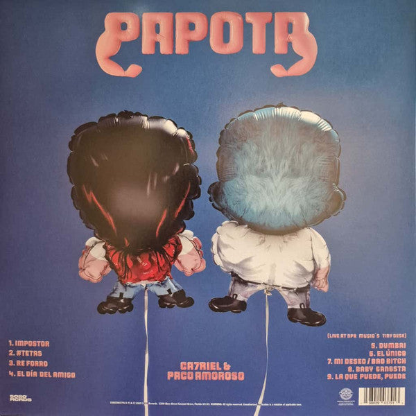 CA7RIEL & PACO AMOROSO - PAPOTA (X) (BABY PINK VINYL)
