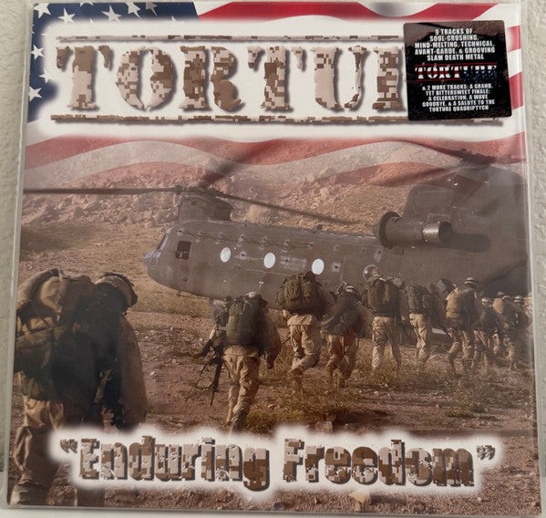 TORTURE - ENDURING FREEDOM (BLACK/BLUE/RED SPLATTER VINYL)