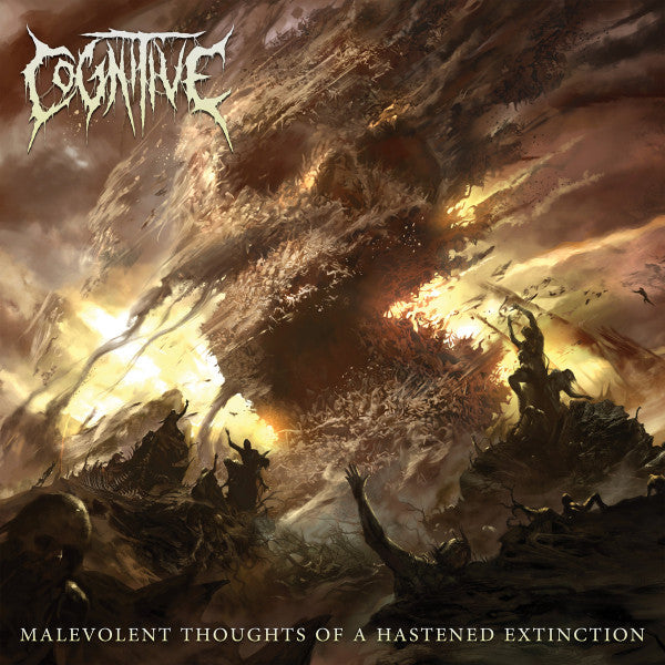 COGNITIVE - MALEVOLENT THOUGHTS OF A HASTENED EXTINCTION (CANARY YELLOW/BLACK TIGER VINYL)
