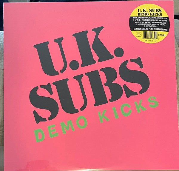 UK SUBS - DEMO KICKS