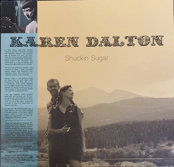 DALTON,KAREN - SHUCKIN SUGAR (SKY BLUE VINYL)
