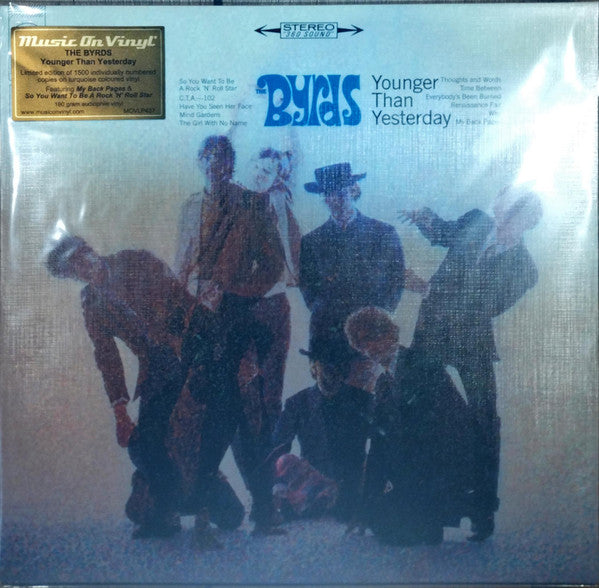 BYRDS - YOUNGER THAN YESTERDAY (TURQUOISE VINYL/180G/NUMBERED)