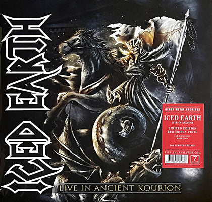 ICED EARTH - LIVE IN ANCIENT KOURION (3LP/RED VINYL)