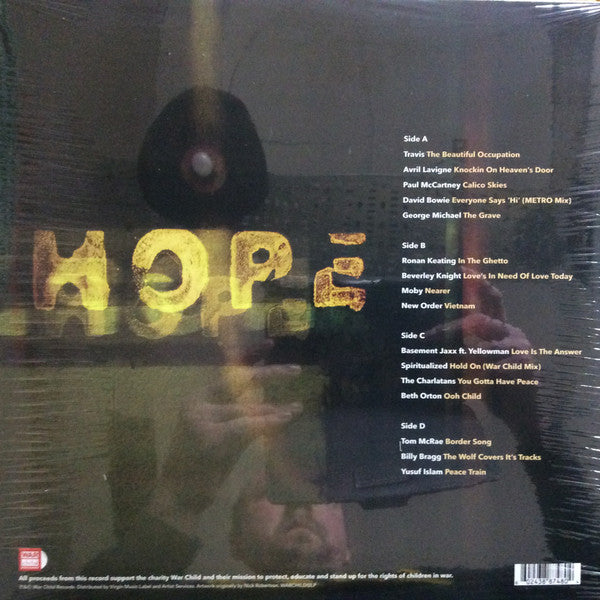 VARIOUS ARTISTS - HOPE (2LP/YELLOW VINYL)