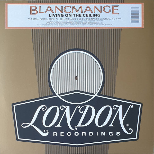 BLANCMANGE - LIVING ON THE CEILING (ROMAN FLUGEL REMIXES)