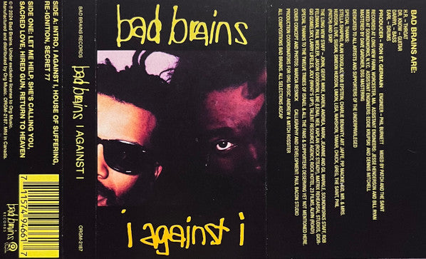 BAD BRAINS - I AGAINST I (REISSUE)