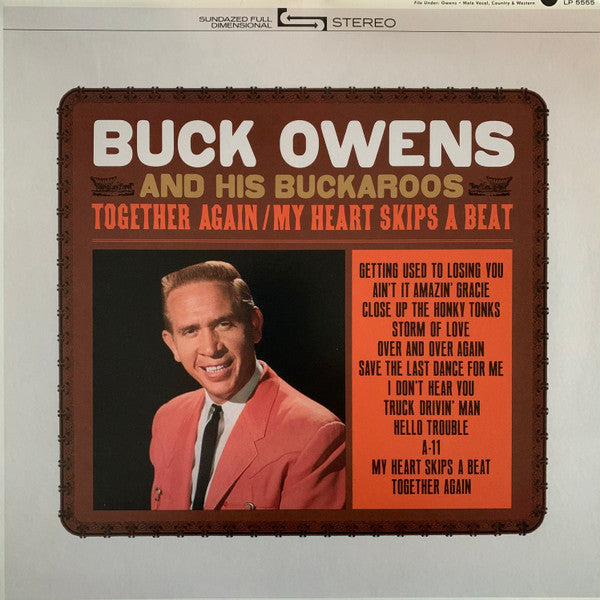 OWENS BUCK & HIS BUCKAROOS - TOGETHER AGAIN / MY HEART SKIPS A BEAT (GOLD VINYL)