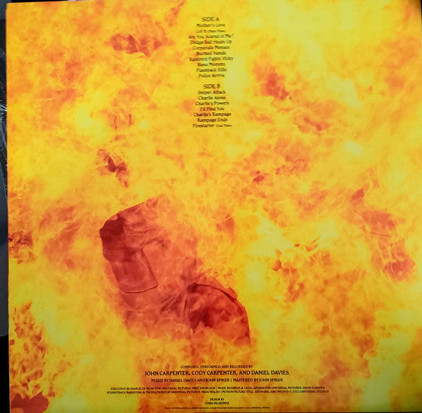CARPENTER,JOHN; CODY CARPENTER; DANIEL DAVIES - FIRESTARTER OST