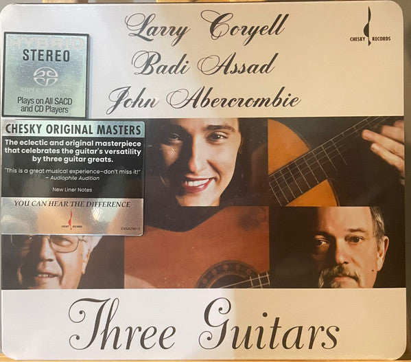 CORYELL,LARRY / ASSAD,BADI / ABERCROMBIE,JOHN - THREE GUITARS