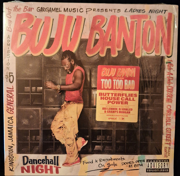 BANTON BUJU - TOO TOO BAD (COLORED VINYL)