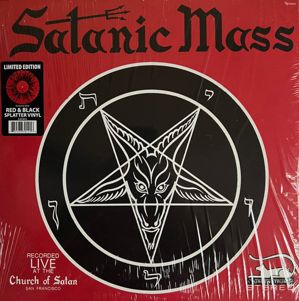 LAVEY,ANTON - SATANIC MASS (RED/BLACK SPLATTER VINYL)