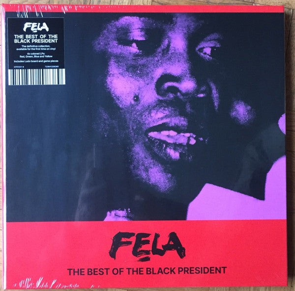 KUTI,FELA - BEST OF THE BLACK PRESIDENT (4LP/RED/GREEN/BLUE/YELLOW VINYL)