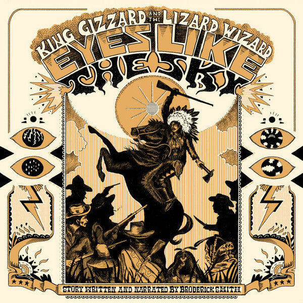 KING GIZZARD & THE LIZARD WIZARD - EYES LIKE THE SKY (INJECTION MOLDED PET ECOSONIC VINYL) (CLEAR VINYL)