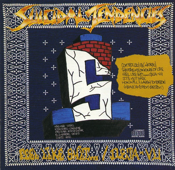 SUICIDAL TENDENCIES - CONTROLLED BY HATRED / FEEL LIKE SHIT...DEJA VU (FRUIT PUNCH VINYL) (I)