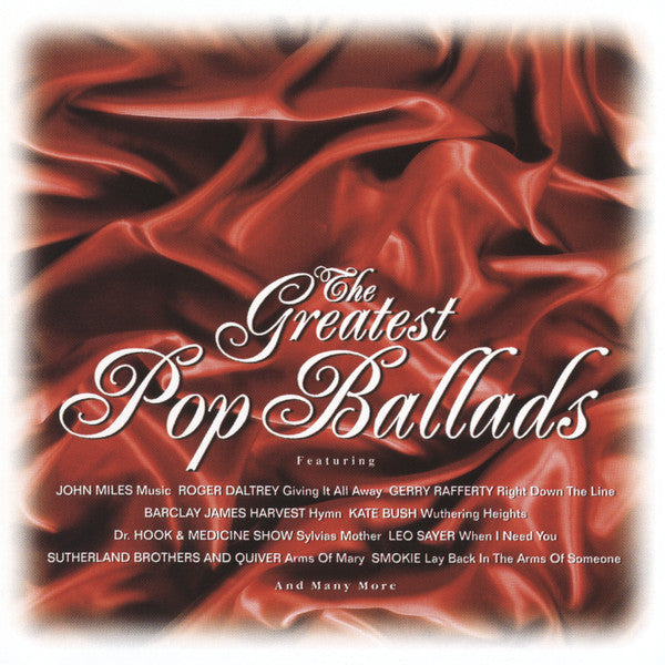 VARIOUS ARTISTS - GREATEST POP BALLADS / VARIOUS