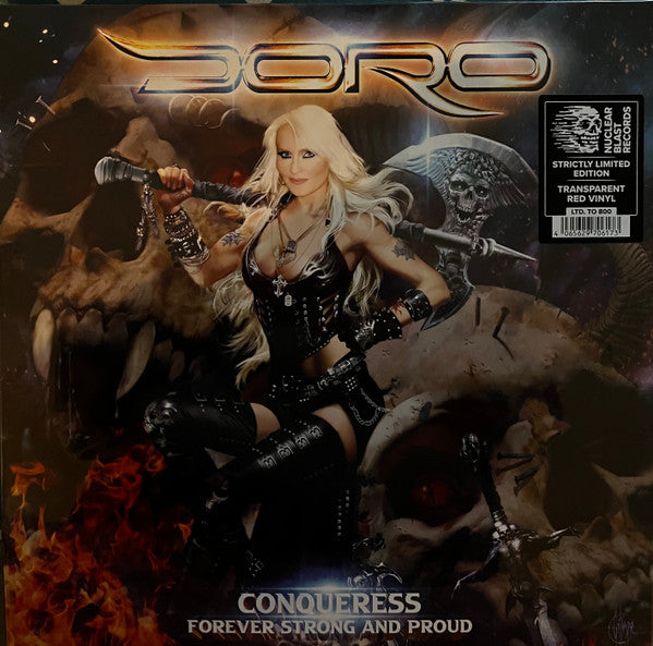 DORO - CONQUERESS - FOREVER STRONG & PROUD (CLEAR/RED VINYL/2LP)