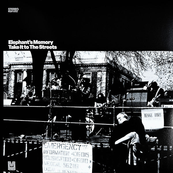 ELEPHANT'S MEMORY - TAKE IT TO THE STREETS (REMASTERED) (CLEAR WITH BLACK SWIRL VINYL)
