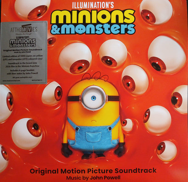 POWELL JOHN - MINIONS & MONSTERS (OST) (YELLOW/TURQUOISE VINYL/2LP/180G)