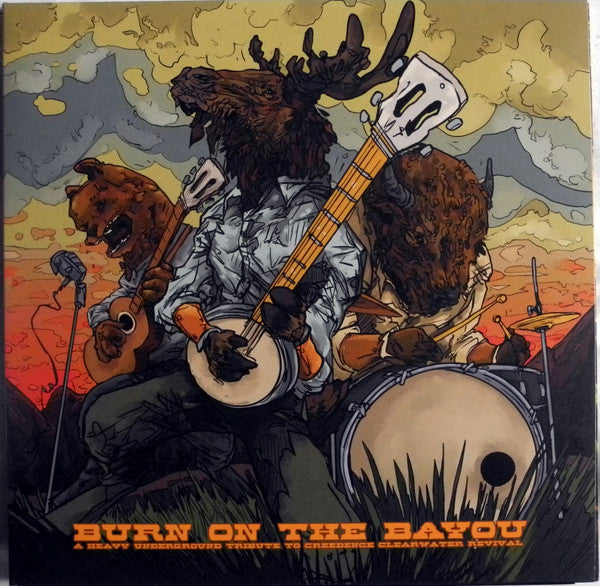 VARIOUS ARTISTS - BURN ON THE BAYOU: HEAVY UNDERGROUND TRIBUTE TO CREEDENCE CLEARWATER REVIVAL (3P)