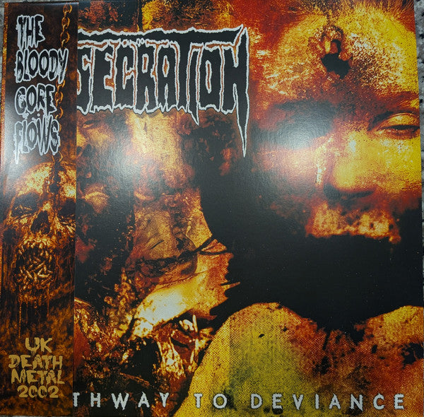 DESECRATION - PATHWAY TO DEVIANCE (YELLOW/BLACK/RED SPLATTER VINYL)