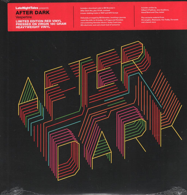 VARIOUS ARTISTS - LATE NIGHT TALES PRESENTS AFTER DARK (2LP/COLOURED VINYL)