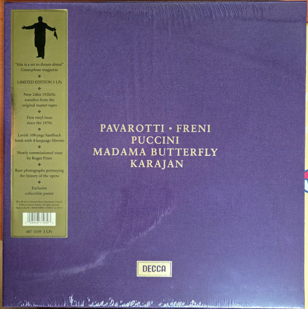 FRENI MIRELLA; LUCIANO PAVAROTTI; WIENER PHILHARMONIKER - PUCCINI: MADAMA BUTTERFLY (180G/3LP)