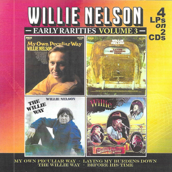 NELSON,WILLIE - EARLY RARITIES V.3-4 LPS ON 2 CDS (2CD)