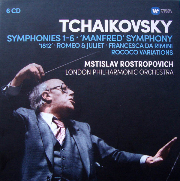 ROSTROPOVICH MSTISLAV - TCHAIKOVSKY: SYMPHONIES 1-6 (6CD)