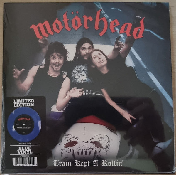 MOTORHEAD / LEMMY - TRAIN KEPT A-ROLLIN' (BLUE VINYL)