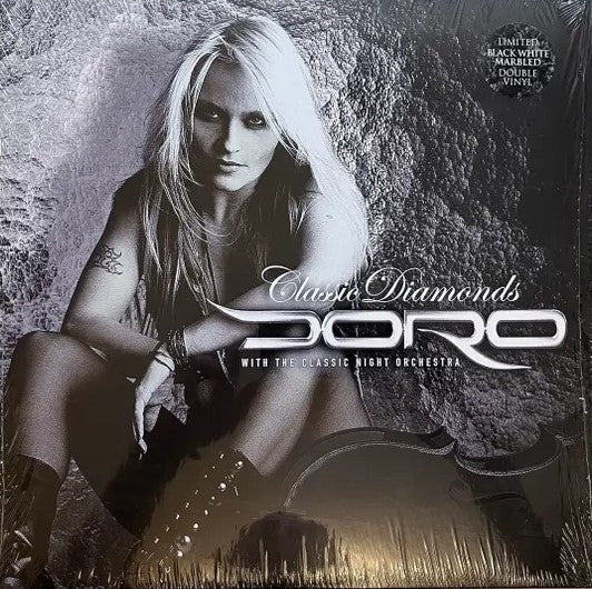 DORO - CLASSIC DIAMONDS (BLACK/WHITE MARBLED VINYL/2LP)
