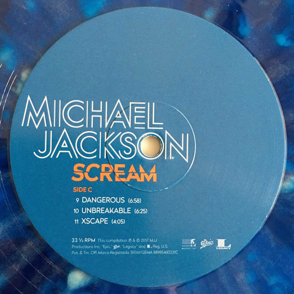 JACKSON MICHAEL - SCREAM (2LP) (GLOW IN THE DARK VINYL)