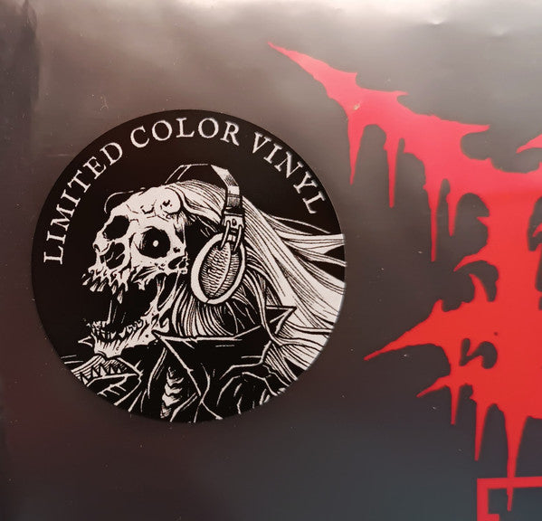 TZOMPANTLI - TLAZCALTILIZTLI (LIMITED/BLOOD RED INSIDE ULTRA CLEAR W/ SILVER / WHITE / BLACK SPLATTER VINYL)