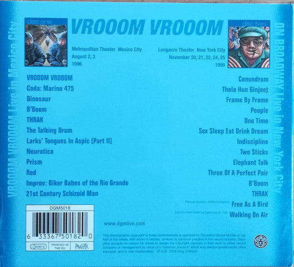 KING CRIMSON - VROOM VROOM